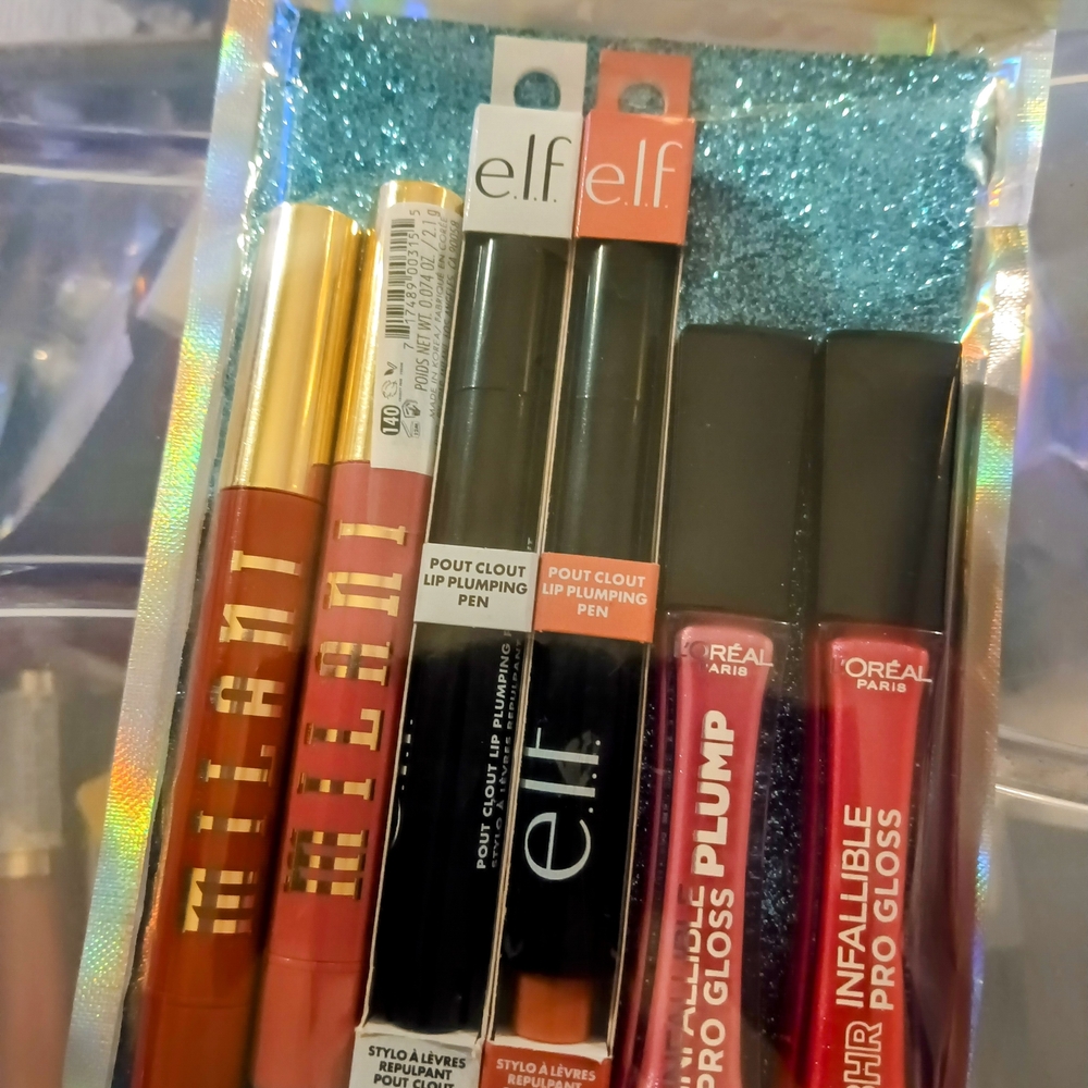 Milani and L'Oreal Lip Gloss Set